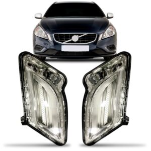 Sinaleira Diurna Milha Led Volvo V60 11 A 13 Daylight Lado Esquerdo