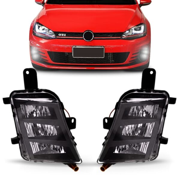 Farol Milha Auxiliar Golf Gti 2014 2015 2016 2017 C/led