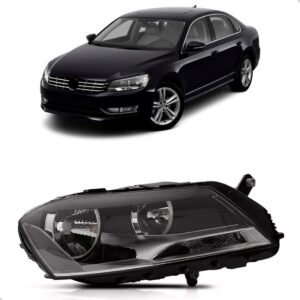 Farol Passat 11 A 2014 Elétrico S/ Led S/ Projetor 1ª Linha Direito/passageiro