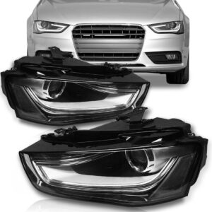 Farol Dianteiro Para Audi A4 13/16 Elétrico C/ Led 1ª Linha Direito/passageiro