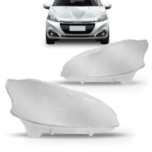 Lente Do Farol Peugeot  208 2017 A 2018 Lado Direito