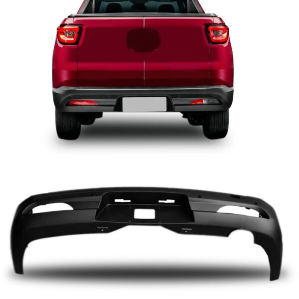 Parachoque Traseiro Toro 2016 2017 2018 1a Linha