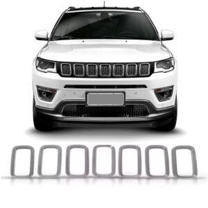 Aplique Da Grade Frontal Jepp Compass 2017 2018 Até 2021