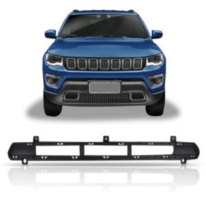 Grade Parachoque Jeep Compass 2017 2018 Central 1a Linha Preto