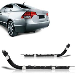 Guia Parachoque Traseiro Civic 2006 A 2012 Lado Direito