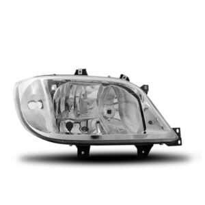 Farol Sprinter 03 04 05 06 07 08 09 10 11 Sem Auxiliar Liso Lado Direito