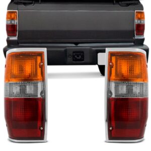 Sinaleira Traseira L200 1987 88 89 90 1991/1995 Aro Cromado Lado Esquerdo