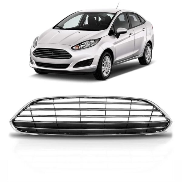 Grade Radiador Fiesta 2013 2014 A 2017 Sedan Com 1a Linha Fosco