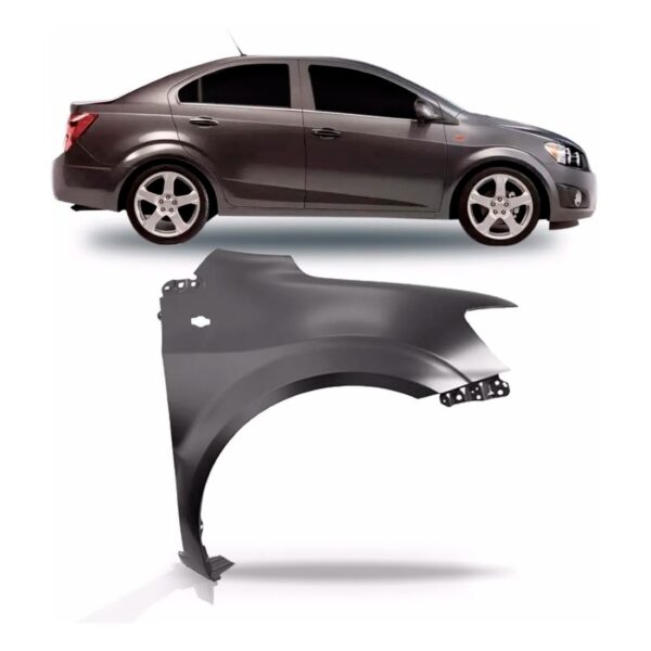 Paralama Sonic 2012 2013 2014 Com Furo Lado Direito