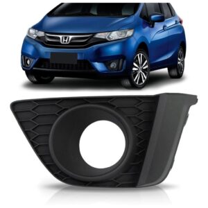 Tela Moldura Milha Auxiliar Honda Fit 15 2016 2017 C/ Furo- Esquerdo