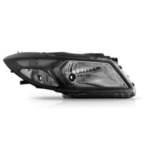 Farol Onix 2012 13 2014 15 16 Manual Máscara Negra 1ª Linha - Esquerdo/motorista