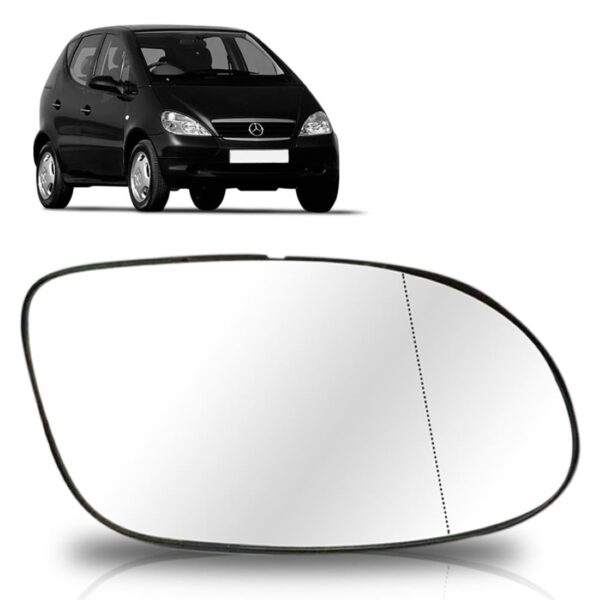 Lente Retrovisor Mercedes Classe A 99 A 05 Lente Branca Lado Direito