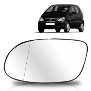 Lente Retrovisor Mercedes Classe A 99 A 05 Lente Branca Lado Esquerdo
