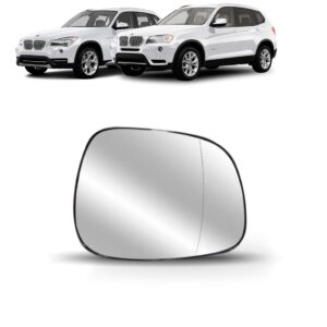 Lente Retrovisor Bmw X1 X3 09 10 11 12 13 14 Com Aquecedor Lado Direito