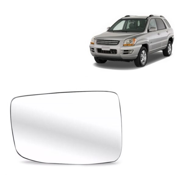 Lente Retrovisor Sportage 2005 2006 2007 2008 2009 2010 Nova Lado Esquerdo