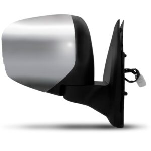 Retrovisor Triton 2008 A 2013 Eletrico Retratil Capa Cromada Lado Direito