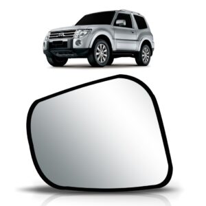 Lente Retrovisor Pajero Full 2008 A 2021 C/ Aquecimento- Lado Esquerdo