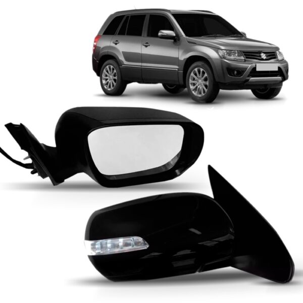 Espelho Retrovisor Grand Vitara 2013 A 2014 Elétrico Lado Direito