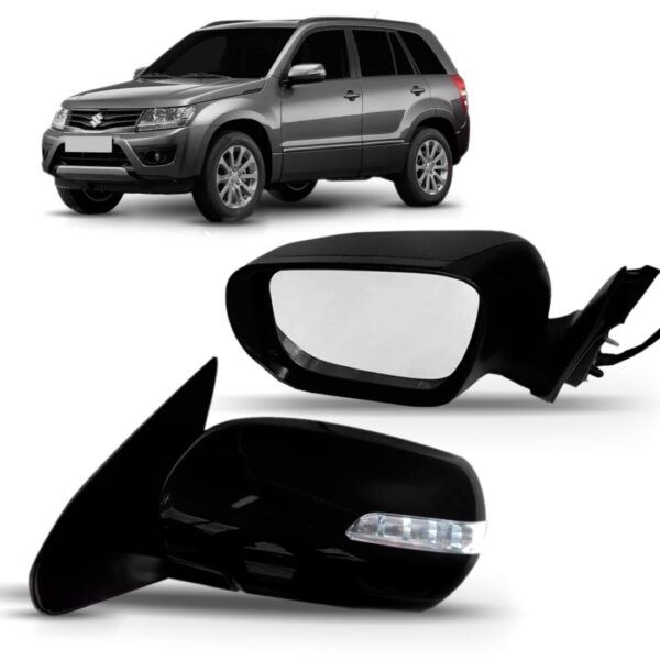 Espelho Retrovisor Grand Vitara 2013 A 2014 Elétrico Lado Esquerdo