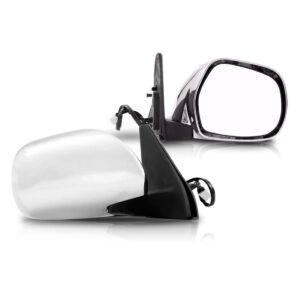 Retrovisor Prado 2004 A 2010 Retratil Eletrico Cromado Lado Direito