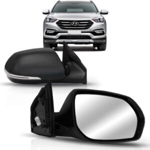 Retrovisor Santa Fe 2014 A 2018 Eletrico Retratil C/pisca Ld