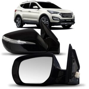 Retrovisor Santa Fe 2014 A 2018 Eletrico Retratil C/pisca Le