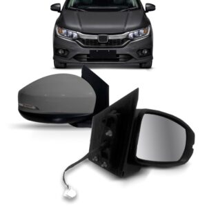 Espelho Retrovisor City 2014 Á  2018 Elétrico C/ Pisca. Lado Direito