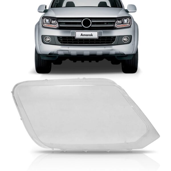 Lente Farol Volkswagen Amarok 2010 2011 2012 2013 2014 Lado Direito