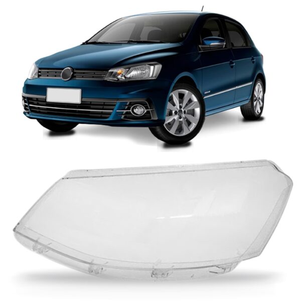 Lente Farol Gol Gvii 2016 17 2018 Foco Simples Lado Esquerdo