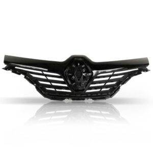 Grade Radiador Para Captur 2017 A 2021 Brilhante 1a Linha Preto