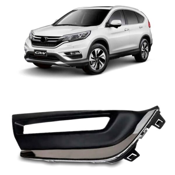 Moldura Milha Crv 2018 2019 Com Friso Cromado Lado Esquerdo