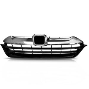 Grade Radiador Crv 2018 2019 2020 Moldura Filete 1a Linha Preto Brilhante