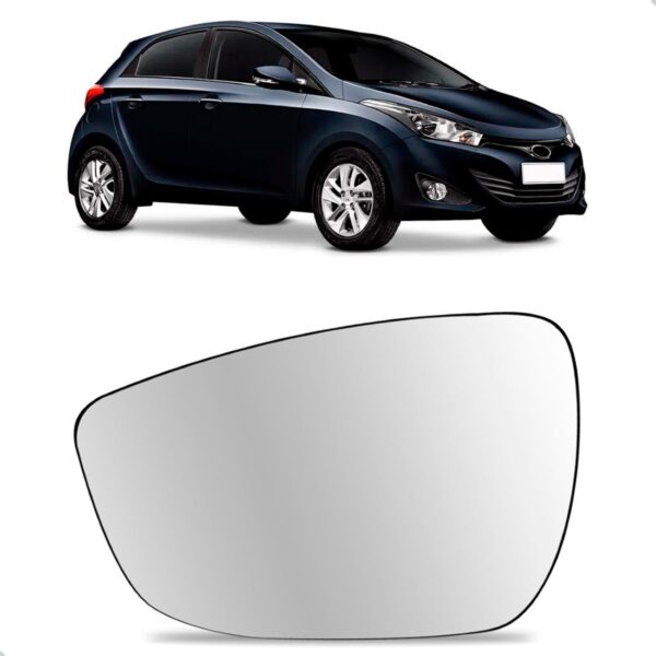 Lente Retrovisor Hb20 2012 2013 2014 A 2019 S/ Aquecimento Lado Esquerdo