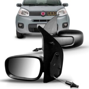 Espelho Retrovisor Uno 15/18 Texturizado Com Controle Oferta Lado Direito