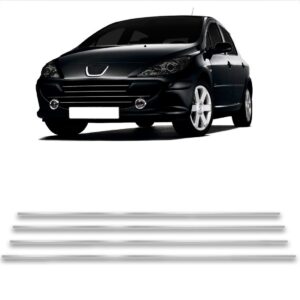 Friso Grade Dianteiro Peugeot 307 Ano 2006 07 A 2014 Cromado