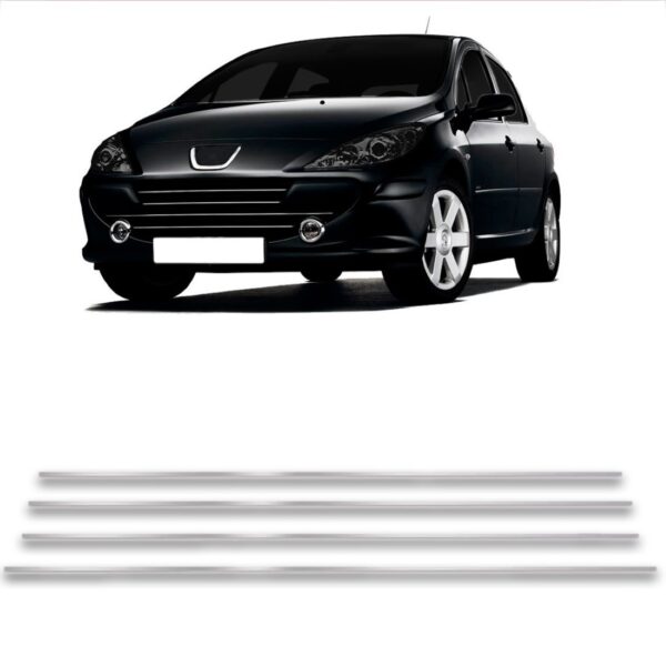 Friso Grade Dianteiro Peugeot 307 Ano 2006 07 A 2014 Cromado