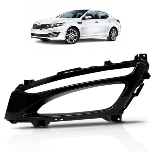 Tela Frontal Do Milha Auxiliar Optima 13 14 15 Com Furo Led Lado Esquerdo