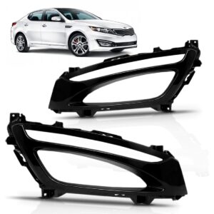 Tela Frontal Do Milha Auxiliar Optima 13 14 15 Com Furo Led Lado Esquerdo