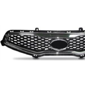 Tela Frontal Radiador Picanto 12/15 Preto C/ Moldura Cromada Preto