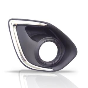 Tela Frontal Milha Mitsubish Asx 14 15 16 Com Friso Cromado Lado Direito