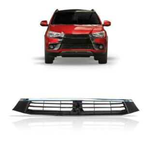 Grade Radiador Do Parachoque Asx 2017 A 2018 1a Linha Preto