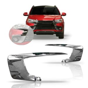 Moldura Cromada Superior Parachoque Asx 2017 A 2022 Lado Esquerdo