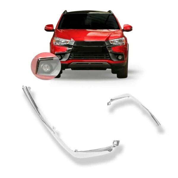 Moldura Inferior Parachoque Asx 2017 A 2022 Cromada Lado Esquerdo