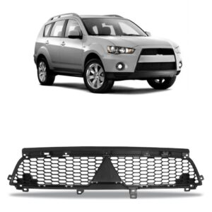 Grade Radiador Outlander Gt 4wd At 2010 A 2013 1a Linha Preto