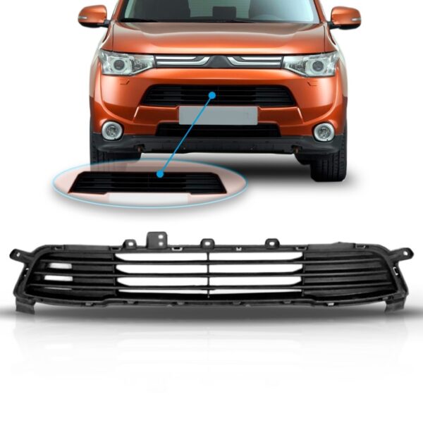 Grade Dianteira Central Outlander 2014 2015. 1a Linha Preto