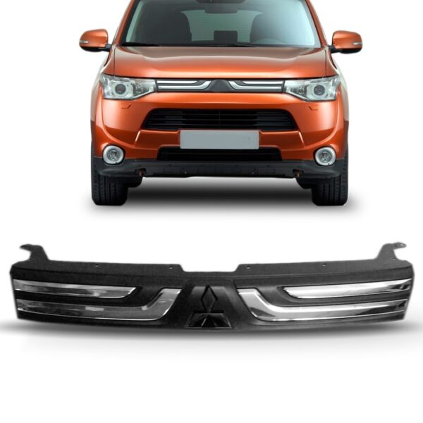 Grade Radiador Para Mitsubishi Outlander 2014 2015 1a Linha Cromado