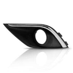 Moldura Milha Outlander 2016 A 2018 C/ Furo Friso Cromo- Lado Direito