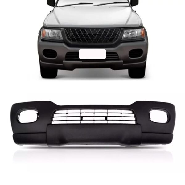 Parachoque Dianteiro Pajero Sport 2000 01 02 03 04 2005 Preto