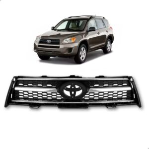 Tela Frontal Radiador Rav4 2009 2010 2011 2012 Cromado/preto Plástico