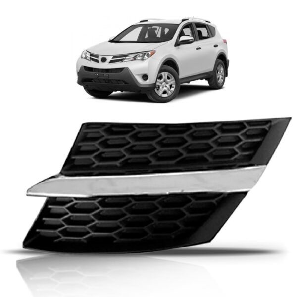 Grade Radiador Rav4 2013 2014 2015 A 2016 /preto 1a Linha Lado Esquerdo